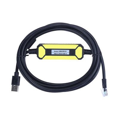 ATUUKOPC LMACR21D Suitable for Servo Drive Debugging USB Cable USB Data Download Wire CP2102 Chip RJ45 Port