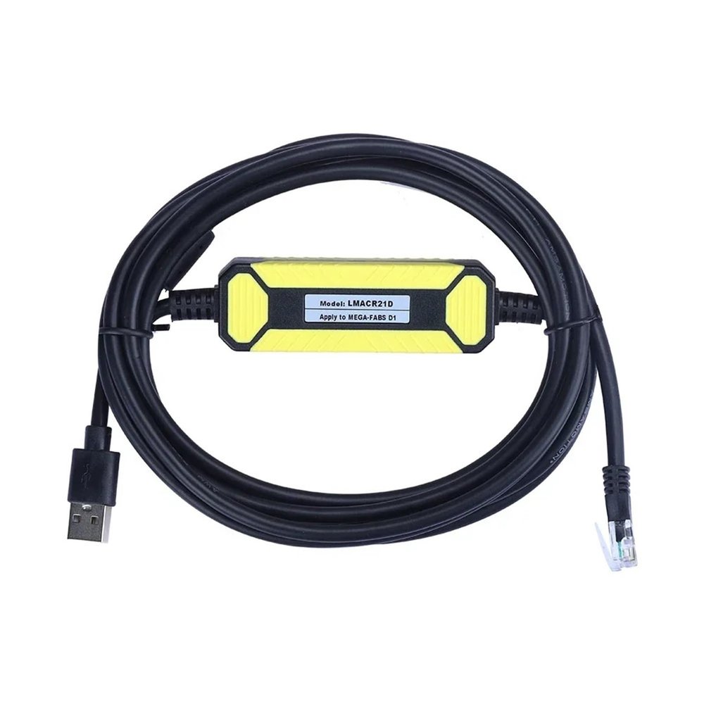 ATUUKOPC LMACR21D Suitable for Servo Drive Debugging USB Cable USB Data Download Wire CP2102 Chip RJ45 Port