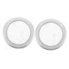 Abaodam 2pcs Speaker Grill Covers Durable Metal Mesh Protectors for Home Car Audio Stylish Ring with Mesh Design Easy Installation Reliable Protection view 1