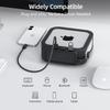 Mac mini M4 / M4 Pro Docking Station, 5 in 1 Mac mini M4 Dock with Silicone Protective Case, 3X USB-A 3.0 (5Gbps) Ports, SD/TF Card Reader - Black view 4