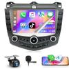 Car Radio Stereo for Honda Accord 2003 2004 2005 2006 2007 Android 14 9 inch HD Touch Screen Mirror Link GPS Navi Head Unit w/WiFi Bluetooth USB FM Car Audio Steering Wheel Controls, 2+32G view 1