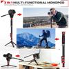 IFOOTAGE Monopod Cobra 3 C180F, 71" Professional Carbon Fiber Monopod for Cameras, Max Load 17.64 lbs, New and Good Item with Defective Box view 3