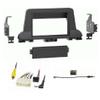Single and Double DIN Car Stereo Radio Install Kit Package Compatible with for Kia Forte 2019 and 2020 Without Factory Amplifier view 1
