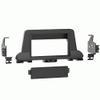 Single and Double DIN Car Stereo Radio Install Kit Package Compatible with for Kia Forte 2019 and 2020 Without Factory Amplifier view 2
