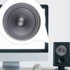 14.7x14.7x3.8cm Woofer Speaker for Car Passive Audio Subwoofer Enclosures Woofer Passive for Home and Mobile view 2