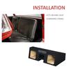 10" Dual ported Solo baric sub Box, fits 78-87 Chevy el Camino car Audio Speaker Box subwoofer Enclosure view 4