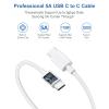 10FT Mac Book Pro Air Charger, Long Type C Charging Cable with 118W 96W 87W 61W USB Type C(USB-C) Fast Power Adapter, Compatible with MacBook Air Pro and All USB-C Devices view 3