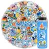 102PCS Cute Ocean Beach Stickers,Aesthetic Stickers Waterproof Vinyl Decal for Girl Teen Adult Student Water Bottle Laptop Phone Computer Skateboard Luggage Notebook view 1