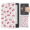BlHMCASE Cute Cherry Kawaii for All-New 7"/6.8" Kindle Paperwhite(12th/11th Generation-2024/2021), Leather Cover Case with Auto Wake/Sleep for Kindle Paperwhite 2024 view 1