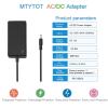 12V DC Power Supply 2A Universal AC Adapter, 100-240 50/60Hz to 12 Volts 2Amp Transformer, DC 12V 10FT Power Adapter Cord,5.5mm x 2.5mm Barrel Plug for DC12V Light Security CCTV Camera 10FT view 2