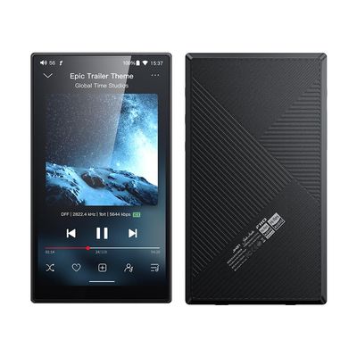 160G MP3 Player, JadeAudio/FiiO JM21 Android 13 Hi-Res Music Player with Snapdragon 680, Bluetooth WiFi USB DAC 12.5H Playtime, up to 2TB (Black)
