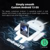 160G MP3 Player, JadeAudio/FiiO JM21 Android 13 Hi-Res Music Player with Snapdragon 680, Bluetooth WiFi USB DAC 12.5H Playtime, up to 2TB (Black) view 2