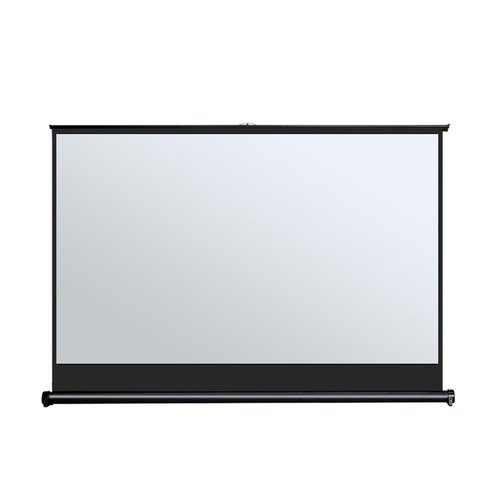 30" , 40" , 50" Projector Screen,Video Desktop Projection Screen, Tabletop Projector Screen For Home Theater Meeting Room, School Indoor Outdoor Portable Floor Standing Manual Projection Screens(16:9,