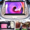 30" , 40" , 50" Projector Screen,Video Desktop Projection Screen, Tabletop Projector Screen For Home Theater Meeting Room, School Indoor Outdoor Portable Floor Standing Manual Projection Screens(16:9, view 3