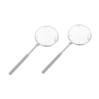 Homoyoyo 2Pcs Portable Cross Cylinder Lens Optical Tools for Precise Eyeglass Measurements Lightweight Eyeglass Accessory for Convenient Optometry Use