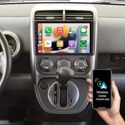 10 Inch Car Stereo for Honda Element 2003 2004 2005 2006 Android 14 w/CarPlay Auto Bluetooth Car Radio, Touch Screen FM Radio Mirror Link USB EQ AHD Mic Audio Receiver Backup Camera 4+64G