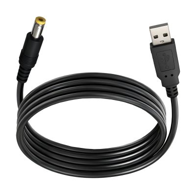 GGIPOWY 3.3FT 3-Pack 18AWG USB Male to DC 5.5mmx2.5mm Male Cable, USB Type A to DC 5V 12V Power Charging Cord,for Portable Monitor & LED Strip Lights