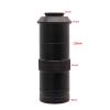 JOEBO Microscope Kit 130X C-Mount Lens Microscope Camera Object Lens 130 Multiples Adjustable Focus Microscope Lens Adapters view 2