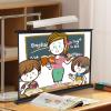 30" , 40" , 50" Retractable Projection Screen Desktop Projection Screen Outdoor For Home Movies Theater Outdoor Indoor Office Meeting Classroom Use4:3 , 16:9 HD Manual Projector Screen(16:9,50") view 2