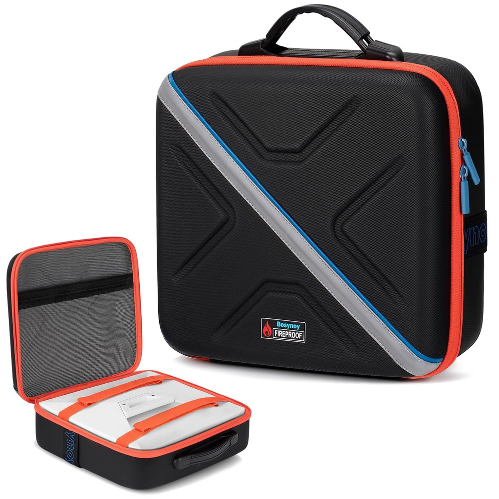 Bosynoy Carrying Case Compatible with Starlink Mini, Water-resistant Satellite Dishes Travel Case Compatible with Starlink Mini & Accessories, Shockproof Bag with Custom Interior for RV and Camping