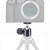 Compact Ball Head Camera Mount Adapter for Tripod with 1/4 Inch Screw for Camcorder, Black view 4