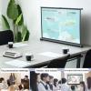 SXKJQER Portable Desktop Projection Screen 30", 40", 50", 4:3, 16:9 Portable Foldable for Home Theater Cinema Indoor Outdoor Projector Movie Screen,Pull Down Projector Screen(4:3,30") view 3