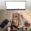 SXKJQER Portable Desktop Projection Screen 30", 40", 50", 4:3, 16:9 Portable Foldable for Home Theater Cinema Indoor Outdoor Projector Movie Screen,Pull Down Projector Screen(4:3,30") view 4