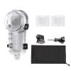 Insta 360 X5 Invisible Dive Case, Waterproof Up to 60m (197ft) Splash Prevention Housing, Underwater Dive Protective Shell for Insta360 X5 with Bracket Accessories view 1