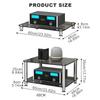 Light Gray CD Rack & DVD Shelf - Space-Saving Media Stand for Game Consoles & Audio Equipment - Easy Assembly Corner Cabinet for Living Room & Bedroom view 2