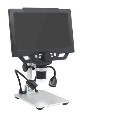 JOEBO Microscope Kit 9-Inch HD Digital Microscope for Magnification 1600X Digital Electronic Microscope with LED Light Microscope Lens Adapters(Power Supply)