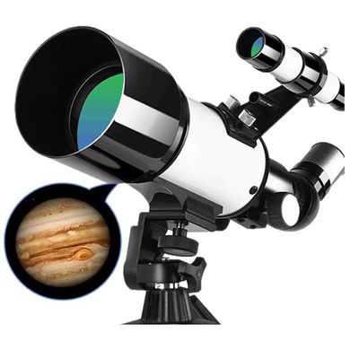70mm Refractor Telescope for Adults & Kids, Astronomy Beginners, Portable with Phone Adapter