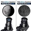 70mm/400mm Astronomical Refractor Telescope for Kids & Beginners with Tripod, Bag & Smartphone Adapter view 4