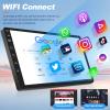 10.1inch Android Radio Stereo with Apple Carplay & Android Auto & Mirrorlink,in-Dash GPS Navigation 5G WiFi Bluetooth 2 USB,Rear Camera,Universal Touch Screen for Car Stereo Upgraded 2+32GB view 4
