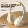 OYEALEX Active Noise Cancelling Headphones,Over Ear Bluetooth Headphones with Microphone Deep Bass Wired/Wireless Headset Foldable Comfortable for Adult Home Office Travel(OYA8-Beige) view 2