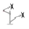 ADBWEKKF 440mm OL-33L Aluminum Multifunction 10"-17" Ergonomics Double 32" Monitor Desktop Holder Computer PC Full Motion with Column Bar(315mm Grey) view 1
