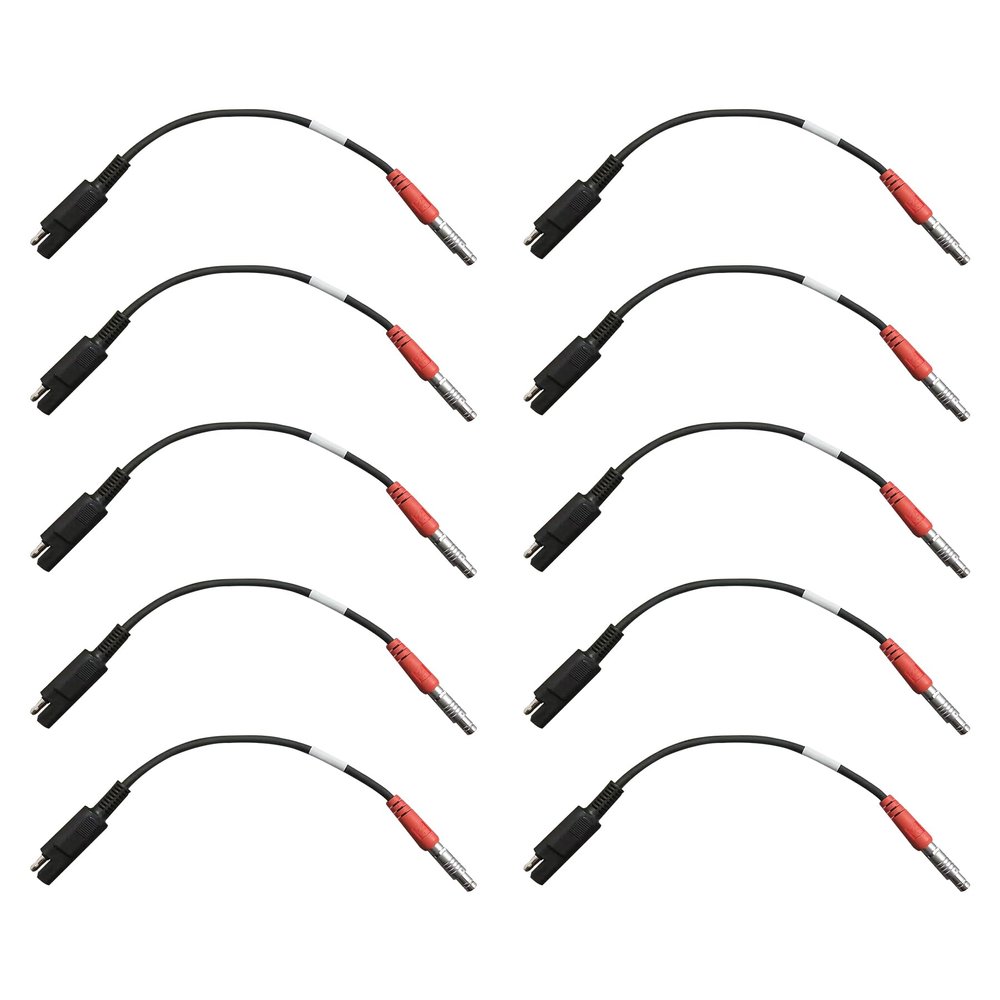 10 Pack A00302 5 Pin to SAE Connector Power Cable for Topcon GPS Cable for Topcon GR5 GR3, GB500, GB1000, HiPer Legacy Series, 14-008016-03 Cable