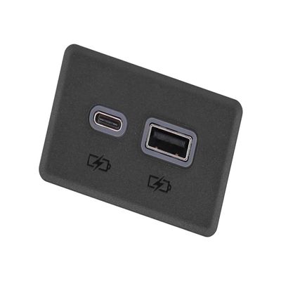 VI5GKE USB Type-C Port Dual Charge Receptacle Connector 13525889 Compatible for Chevrolet Silverado 1500 2500HD 3500HD