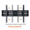 ADBWEKKF TV Bracket for 43-75 Inches Tilt Adjustable Strengthen TV Support TV Holder Max Load 50 Kg Vesa Max 400x400mm(Pts002-1) view 3