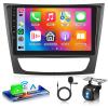 2G+64G for Mercedes Benz E Class W211 E200 CLS W219 2002-2009 Car Radio with Wireless Carplay/Android Auto, 9 Inch Touch Screen Stereo, Bluetooth, GPS, SWC+ Backup Camera view 1