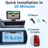 10-Mins Easy Install Wireless Backup Camera: HD 1080P 7 Inch Monitor Clear Auto Night Vision up to 33ft - Rear View Camera for Trucks, Pickups, SUVs Towing & Reversing view 2
