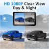 10-Mins Easy Install Wireless Backup Camera: HD 1080P 7 Inch Monitor Clear Auto Night Vision up to 33ft - Rear View Camera for Trucks, Pickups, SUVs Towing & Reversing view 3