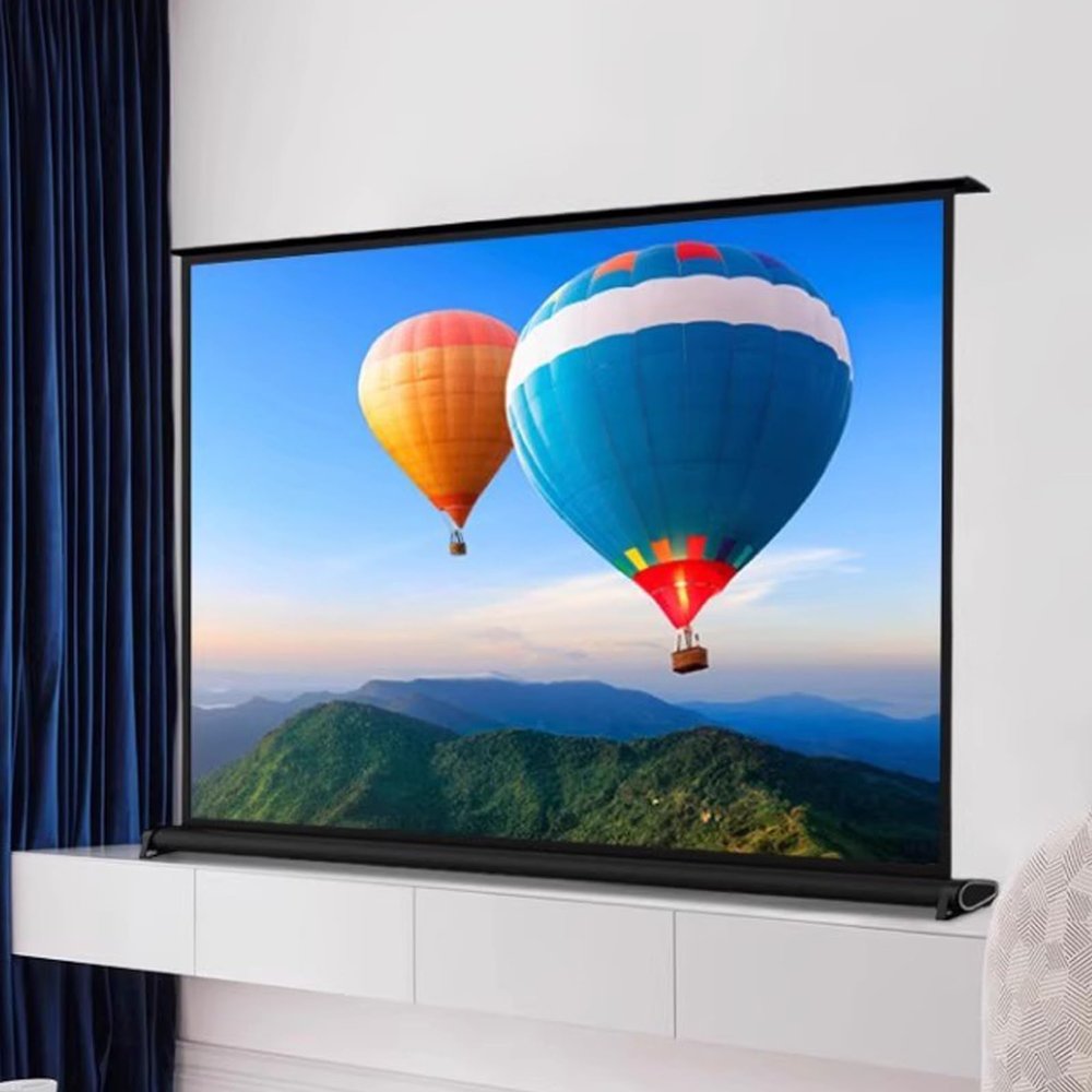 Desktop Projection ScreenPortable Home Theater Office Classroom Projection With Storage BagProjector Screen Manual Projection Screens,for Outdoor Home Theater Use Pool Backyards Party Fun(4:3,40")