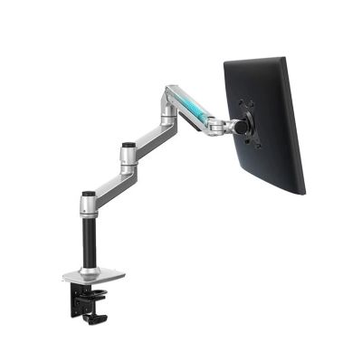 ADBWEKKF DL-8013II Load 3-11kg 17-38" LCD Screen Desktop Monitor Stand Full Motion Mechanical Spring Arm Aluminum Monitor Bracket(170MM Silver)
