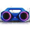 Bluetooth Speaker 80W(Peak)Loud with Bass, 20H Playtime, IPX7 Waterproof, RGB Lights, TWS, Large Portable Wireless Speakers for Outdoor, Home, Party, Pool, Beach, Tailgating, Gym, Work, Gifts (Blue) view 1