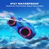 Bluetooth Speaker 80W(Peak)Loud with Bass, 20H Playtime, IPX7 Waterproof, RGB Lights, TWS, Large Portable Wireless Speakers for Outdoor, Home, Party, Pool, Beach, Tailgating, Gym, Work, Gifts (Blue) view 3