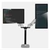 ADBWEKKF DL-8012II-D Aluminum Clamp 17-38" Double LCD Monitor Bracket Table Holder Mechanical Spring Arm Notebook 2 Arms 3-11KG(3-11kg 170mm Black) view 4