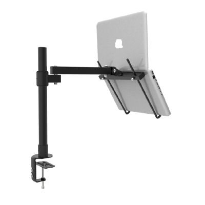 ADBWEKKF Height Adjustable Desktop Clamping 11-15 Inch Laptop Holder Full Motion Cooling Lapdesk Notebook Holder Tablet PC Stand