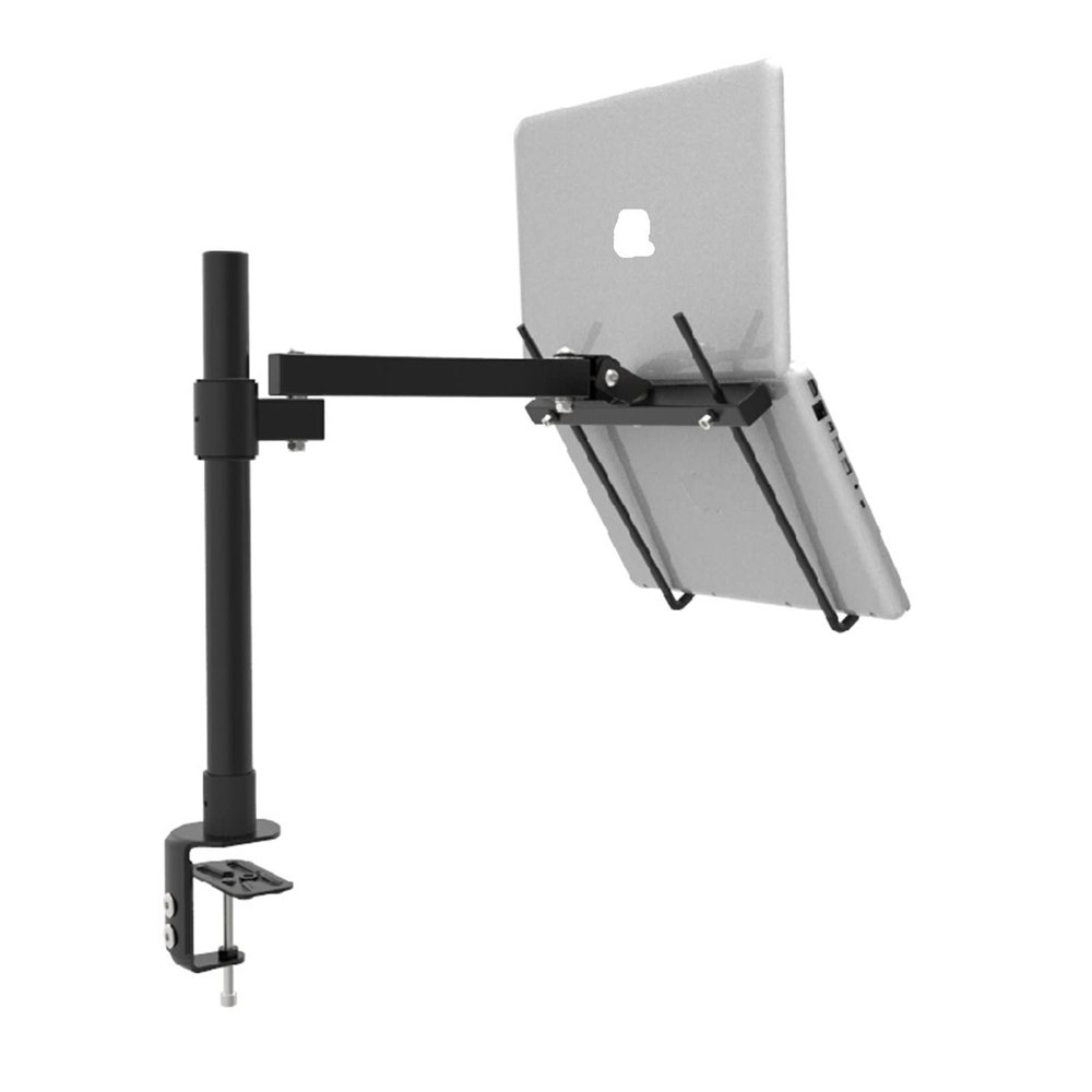 ADBWEKKF Height Adjustable Desktop Clamping 11-15 Inch Laptop Holder Full Motion Cooling Lapdesk Notebook Holder Tablet PC Stand