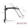ADBWEKKF Height Adjustable Desktop Clamping 11-15 Inch Laptop Holder Full Motion Cooling Lapdesk Notebook Holder Tablet PC Stand view 2