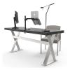 ADBWEKKF Height Adjustable Desktop Clamping 11-15 Inch Laptop Holder Full Motion Cooling Lapdesk Notebook Holder Tablet PC Stand view 3
